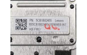 Lenovo 5CB1B02455 C-Cover with keyboard,English,Mineral Grey,Backlight