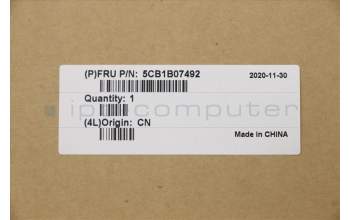 Lenovo 5CB1B07492 COVER Upper Case ASM_POR L20V3 MGRBL