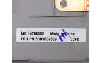 Lenovo 5CB1B07609 COVER Upper Case ASM_FRA L20V3 MGRBL