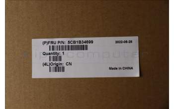 Lenovo 5CB1B34699 COVER Upper Case ASM_UKE C 20VD MGNBL