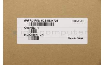 Lenovo 5CB1B34726 COVER Upper Case ASM_ARA C 20VD HDMGNBL
