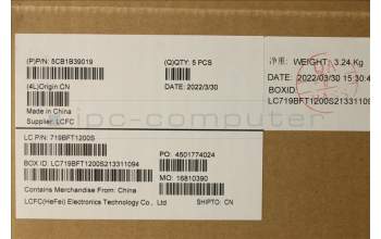 Lenovo 5CB1B39019 C-Abdeckung mit Tastatur, Englisch, Hintergrundbeleuchtung