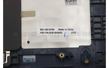 Lenovo 5CB1B42842 C-Cover with keyboard,German,Abyss Blue,Backlight,FingerPrint