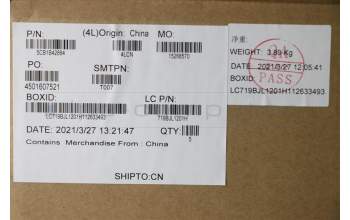 Lenovo 5CB1B42884 COVER Upper Case ASM_RUS L82FG FPABBLML