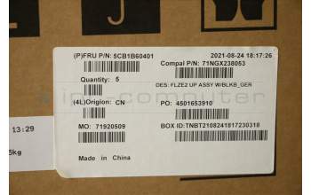 Lenovo 5CB1B60401 COVER Upper Case ASM_GER C 81XE BLKB