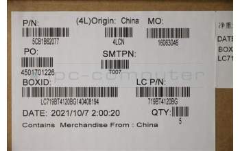 Lenovo 5CB1B62077 COVER Upper Case ASM_GER L82H8FPABBL