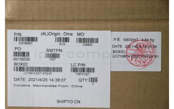 Lenovo 5CB1B64653 C-Cover with keyboard,Switzerland,Abyss Blue,Non_Backlight,FingerPrint