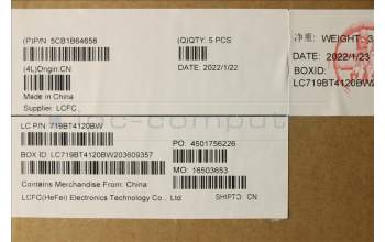 Lenovo 5CB1B64658 COVER UpperCaseASM_FRA/ARAL82H8FPABNBL