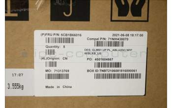 Lenovo 5CB1B66016 COVER UpperCase_ENG C82FE PLBUW NFPBL