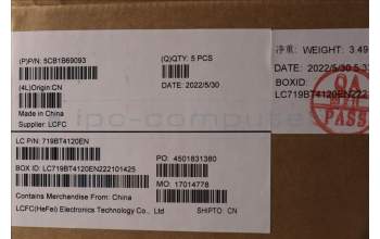 Lenovo 5CB1B69093 COVER UpperCaseASM_USA ENGL82H8NFPABBL