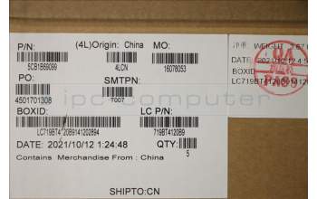 Lenovo 5CB1B69099 COVER UpperCaseASM_THAIL82H8NFPABNBL