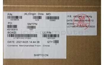 Lenovo 5CB1B69105 COVER Upper CaseASM_RUSL82H8NFPABNBL