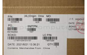 Lenovo 5CB1B69125 COVER Upper Case ASM_BELL82H8NFPAGBL