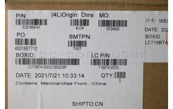 Lenovo 5CB1B69147 COVER Upper Case ASM_SPAL82H8NFPAGBL