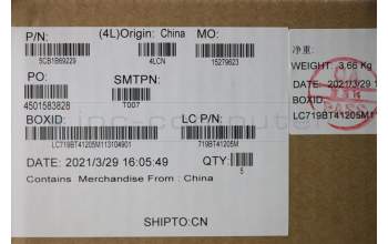 Lenovo 5CB1B69229 COVER Upper CaseASM_PORL82H8NFPAGNBL