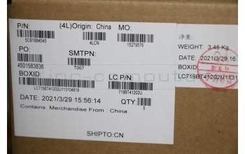 Lenovo 5CB1B84545 COVER Upper CaseASM_HBWL82H8NFPSDNBL