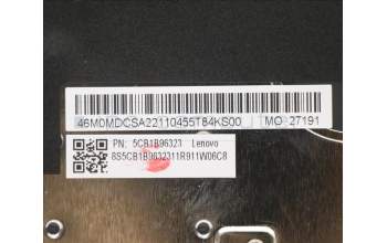 Lenovo 5CB1B96323 COVER Upper Case ASM_NORDIC W82HVFPBL GY