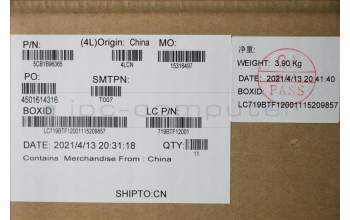 Lenovo 5CB1B96365 Lower Case L 82KA WHDD UMA