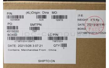 Lenovo 5CB1B96381 COVER Upper Case ASM_ENG L82KA BK