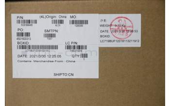 Lenovo 5CB1B96465 COVER Upper Case ASM_KOR L82KB BK DIS