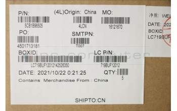 Lenovo 5CB1B96505 COVER Upper Case ASM_THAI L82KB IG DIS