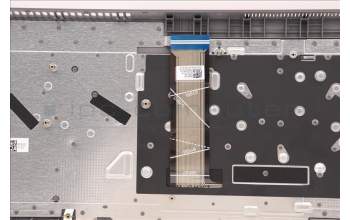 Lenovo 5CB1B96595 C-Cover with keyboard,Portuguese,Arctic Grey,FingerPrint