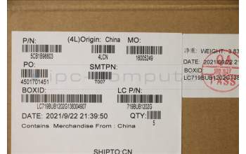 Lenovo 5CB1B96603 COVER Upper Case ASM_UKE L82H9 FP A/GDIS