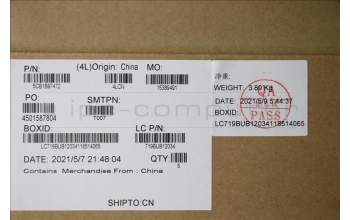 Lenovo 5CB1B97472 COVER Upper Case ASM_NORDICL82H9FPA/GUMA