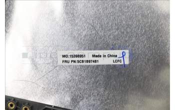 Lenovo 5CB1B97481 COVER Upper Case ASM_UKE L82H9 FP A/GUMA