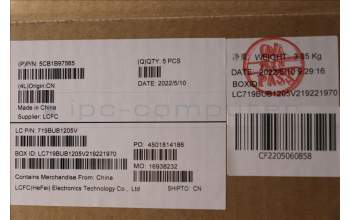 Lenovo 5CB1B97565 C-Cover with keyboard,Nordic,Arctic Grey,Non_FingerPrint