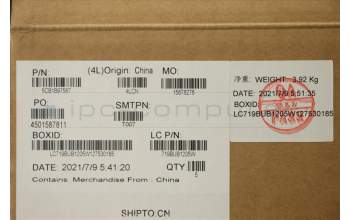 Lenovo 5CB1B97567 C-Cover with keyboard,Russian,Arctic Grey,Non_FingerPrint