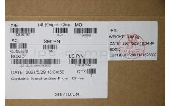 Lenovo 5CB1B97587 COVER Upper Case ASM_KOR L82H9 NFPA/GUMA