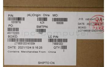 Lenovo 5CB1B97792 COVER Upper Case ASM_BEL L82H7 AG FP BLD