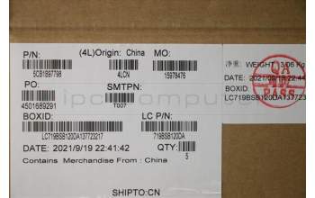 Lenovo 5CB1B97798 COVER Upper Case ASM_FRA L82H7 AG FP BLD