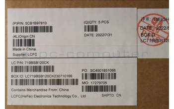 Lenovo 5CB1B97810 COVER Upper Case ASM_LA SPA L82H7AGFPBLD