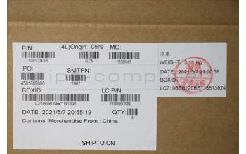 Lenovo 5CB1C04395 COVER Upper Case ASM_BEL L82H7 AG NFPBLD