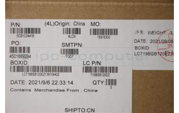 Lenovo 5CB1C04418 COVER Upper Case ASM_SPA L82H7 AG NFPBLD