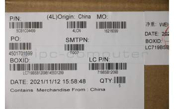 Lenovo 5CB1C04499 COVER Upper Case ASM_SPA L82H7 SD FP BLD