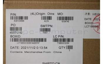 Lenovo 5CB1C04566 COVER Upper Case ASM_TUR L82H7 SD NFPBLD