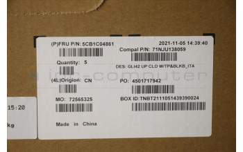 Lenovo 5CB1C04861 COVER UpperCaseASM_ITA C82L3 CloBL