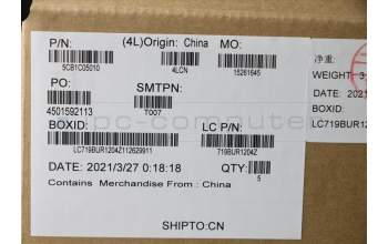 Lenovo 5CB1C05010 COVER Upper Case ASM_UK L81X7 NFPPGYDIS