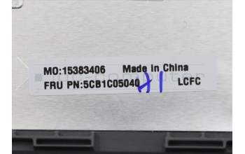 Lenovo 5CB1C05040 COVER Upper Case ASM_UK L81X7 FPPGYDIS