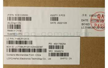 Lenovo 5CB1C05050 COVER Upper Case ASM_CH L81X7 FPPGYDIS