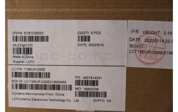 Lenovo 5CB1C05053 COVER Upper Case ASM_GR L81X7 FPPGYDIS
