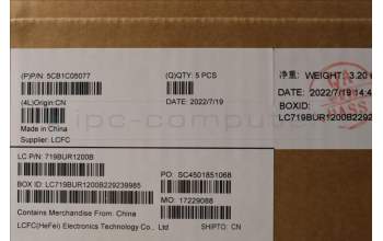 Lenovo 5CB1C05077 COVER Upper Case ASM_LA L81X7 NFPABDIS