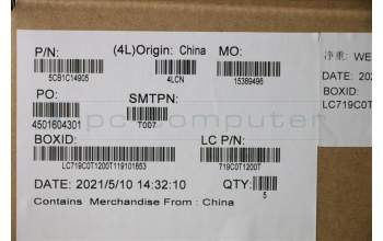 Lenovo 5CB1C14905 COVER UpperCaseASM_SPAL82JQSGw/WHWRF