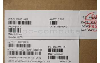 Lenovo 5CB1C14912 COVER UpperCaseASM_BELL82JQSTw/BUWRF