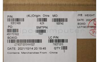 Lenovo 5CB1C14938 COVER UpperCaseASM_SWSL82JQSTw/BUWRF
