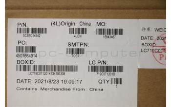 Lenovo 5CB1C14942 COVER UpperCaseASM_UKRL82JQSTw/BUWRF