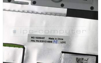 Lenovo 5CB1C14949 C-Cover with keyboard,US English Euro,Slate Grey